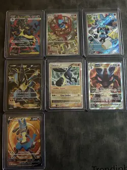 Pokemon Lucario And Riolu Vintage And Modern Mixed Card Lot EX VSTAR Lv.X - Image 1