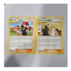 🔥Pokemon Trainer-Supporter Tag Team Card Lot Misty & Lorelei Cynthia & Caitlin… - Image 1