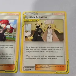 🔥Pokemon Trainer-Supporter Tag Team Card Lot Misty & Lorelei Cynthia & Caitlin… - Image 3