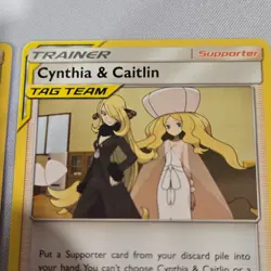 🔥Pokemon Trainer-Supporter Tag Team Card Lot Misty & Lorelei Cynthia & Caitlin… - Image 5