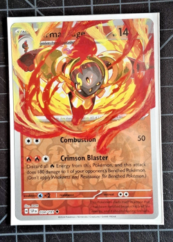 Armarouge Pokemon Card Hand-Painted extended art Collectible SSP 034/191 - Image 3