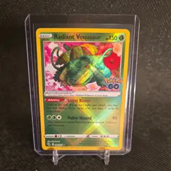 Radiant Venusaur - 004/078 - Pokemon Go - Pokemon Card NM - Image 1