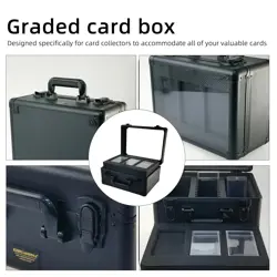 3-Row PSA Card Storage Box Graded Slab Holder Sports Trading Card Case Organiser - Image 5