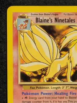 Blaine's Ninetales 21/132 Gym Challenge Non Holo Rare Pokemon Card a Near Mint - Image 3