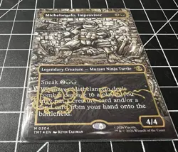 Michelangelo Improviser Magic the Gathering Kevin Eastman Headliner Card 2026 - Image 4
