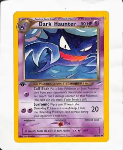Pokemon Dark Haunter TCG Card Neo Destiny 36/105 First Edition - Image 1