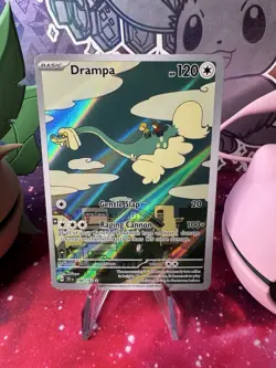 Temporal Forces Drampa Card 184/162 Pokemon Near Mint Full Art - Image 1