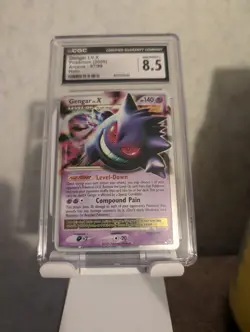 Pokemon Gengar TCG LV.X Platinum Arceus Holo Ultra Rare Card 97/99 CGC 8.5 Mint - Image 1