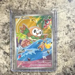 Pokemon TCG Series 1 illustrator Holo Promo Cards Litten Rowlet Popplio Lot of 3 - Image 4