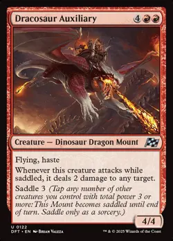 Dracosaur Auxiliary | #122 | DFT | MTG | Regular | Mint - Image 1