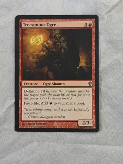TREASONOUS OGRE Conspiracy MTG Red Creature (U) NM - Image 1