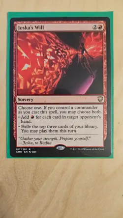 MTG Jeska's Will (Commander Legends) NM - Image 1