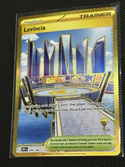 Pokemon TCG Levincia Full Art Holo Sv10 Destined Rivals 244/182 English - Image 1