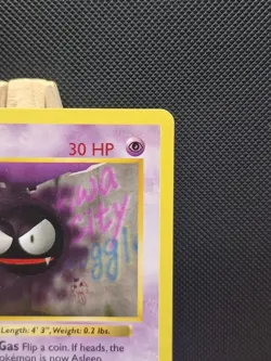 Pokemon 1999 WOTC Base Set Shadowless Gastly 050/102 - Excellent - Image 4