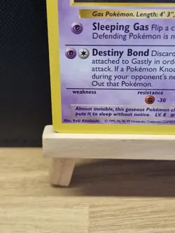 Pokemon 1999 WOTC Base Set Shadowless Gastly 050/102 - Excellent - Image 5