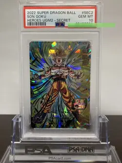 Son Goku GP Card Game PSA 10 Gem Mint Dragon Ball Heroes Yu-Gi-Oh! - Image 1