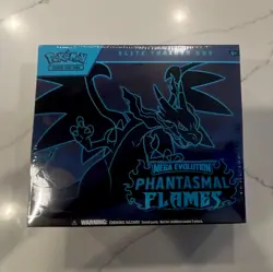 Sealed Phantasmal Flames ETB Pokemon Elite Trainer Box - Image 1