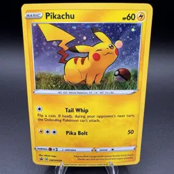 Pikachu SWSH039 Cosmos Holo Pokemon TCG Black Star Promo Ungraded - Image 1