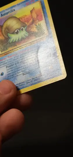 Pokemon French - Amonita - Omanyte 1st Edition Fossil #52/62 HP - Image 3