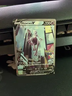 Mewtwo V (Alternate Full Art) 072/078 Pokemon GO Holo - Image 2