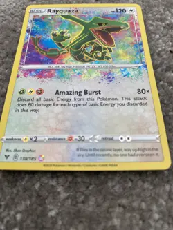 Rayquaza Vivid Voltage 138/185 nm condition or better rare pokemon - Image 2