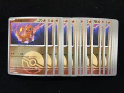 2025 Pokemon TCG S-Chinese Charmander #Promo 067/SV-P Ball Holo Lot*20 PC46 - Image 2