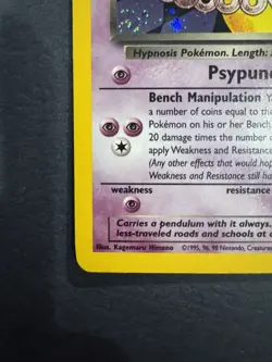 Pokemon TCG Dark Hypno 9/82 Team Rocket Unlimited Holo - Image 3