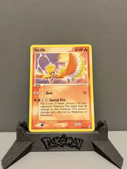 2005 Pokemon EX Unseen Forces Ho-Oh 27/115 Regular - LP - Image 1