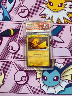 Pikachu 051/162 - Pokemon Day Collection - Comos Holo - Graded - ACE 10 - Image 1