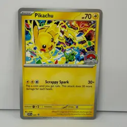 Pikachu SVP 225 Pokemon TCG Black Star Promo World Championship 2025 Stamp NM - Image 1