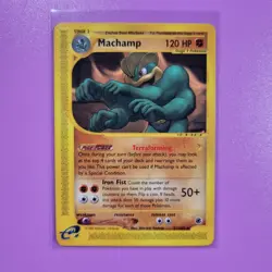 Pokemon TCG Machamp Expedition 51/165 Regular Rare - Image 1