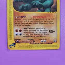Pokemon TCG Machamp Expedition 51/165 Regular Rare - Image 3
