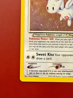 Pokemon Light Togetic Neo Destiny Holo 15/105 (2000) English - LP - Image 5