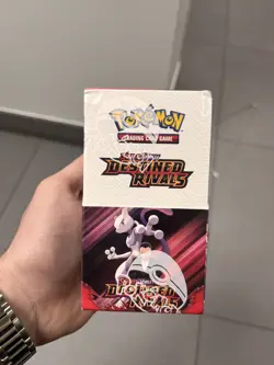 Pokemon TCG Destined Rivals Half Booster Box 18 Packs Factory New & Sealed - Image 1