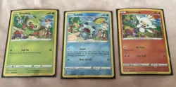 Pokemon TCG SWSH Sword/ Shield Grookey 070 Scorbunny 071 Sobble 073 Promo Holo - Image 1