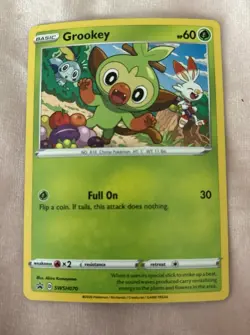 Pokemon TCG SWSH Sword/ Shield Grookey 070 Scorbunny 071 Sobble 073 Promo Holo - Image 3