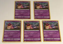 Galarian Slowpoke 126 GALAXY SWIRL COSMOS - Pokemon Evolving Skies Promo Lot(5) - Image 2