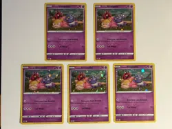 Galarian Slowpoke 126 GALAXY SWIRL COSMOS - Pokemon Evolving Skies Promo Lot(5) - Image 4