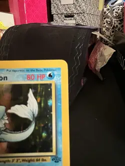 Pokemon Vaporeon Jungle 1st Edition Holo Rare Unlimited 12/64 1999 English - Image 3