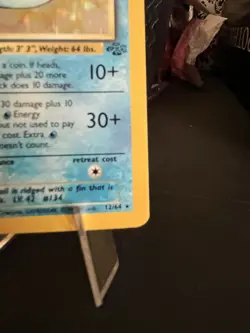 Pokemon Vaporeon Jungle 1st Edition Holo Rare Unlimited 12/64 1999 English - Image 4