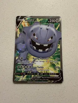 Pokemon TCG Steelix V 176/185 Vivid Voltage Ultra Rare Full Art Holo 250 HP - Image 1