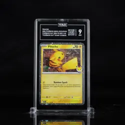 2026 Pokemon Day Pikachu 051/162 30th Anniversary Stamped Promo TAG 9 - Image 1