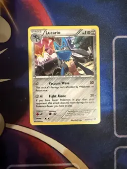 Lucario 63/124 Cosmos Holo Rare Fates Collide Pokemon TCG - NM/MT - Image 1