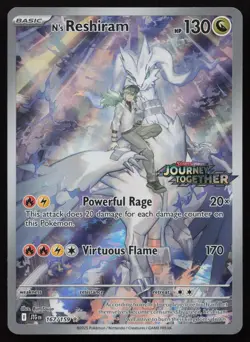 N's Reshiram 167/159 Holo Journey Together Stamp Pokemon English NM - Image 1