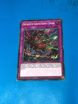YUGIOH Secret Rare Destructive Daruma Karma Cannon Mixed Sets 1st Edition - Image 1