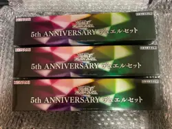 Yu-Gi-Oh! Rush Duel 5th Anniversary Duel Set (3 sets) - Image 1