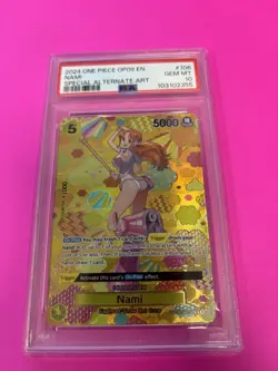 PSA 10 2024 ONE PIECE OP09-EMPERORS IN THE NEW WORLD #106 NAMI SPECIAL ALT ART - Image 1