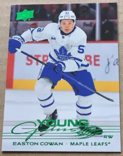 2025-26 Upper Deck Holiday Young Guns Easton Cowan #462 Toronto Maple Leafs - Image 1