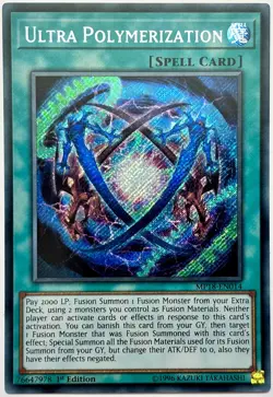 MP18-EN014 Ultra Polymerization - Secret Rare 1st Edition Near Mint YuGiOh Card - Image 1