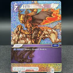 Odin 1-124R Foil Final Fantasy Card - Image 1